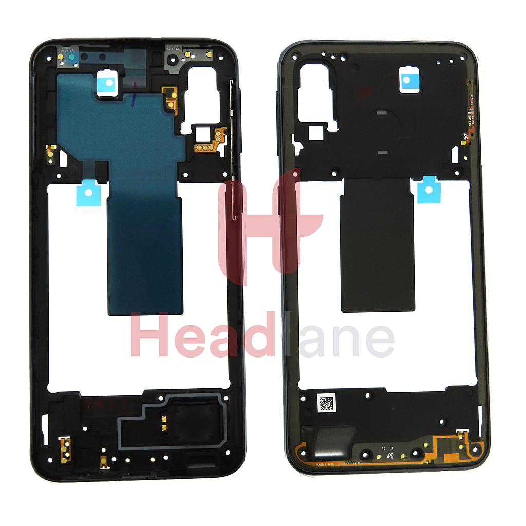 Samsung SM-A405 Galaxy A40 Middle Cover / Chassis - Black