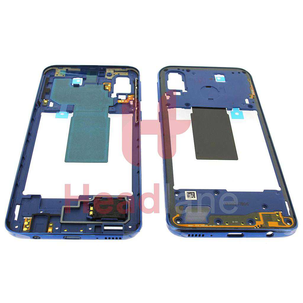 Samsung SM-A405 Galaxy A40 Middle Cover / Chassis - Blue