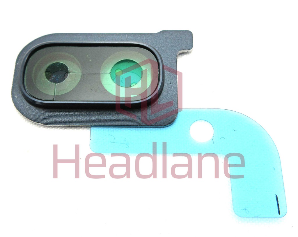 Samsung SM-A405 Galaxy A40 Camera Decoration / Frame - Black (excludes Camera Lenses)