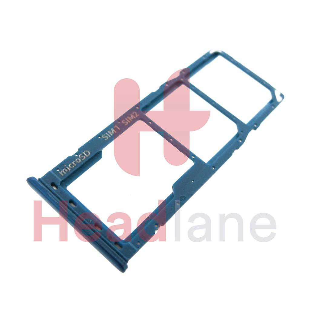Samsung SM-A505 Galaxy A50 SIM / MicroSD Card Tray (Dual Sim) - Blue