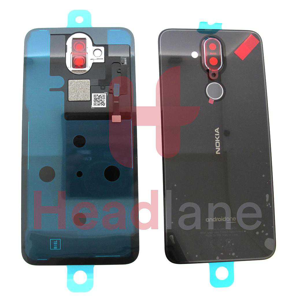 Nokia TA-1119 (Dual SIM) 8.1 Back / Battery Cover - Steel