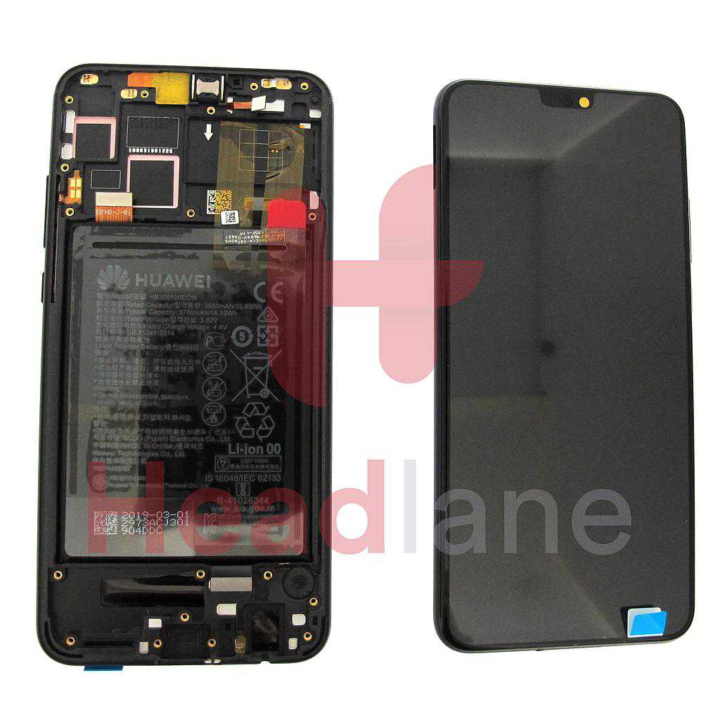 Huawei Honor 8X LCD Display / Screen + Touch + Battery Assembly - Black