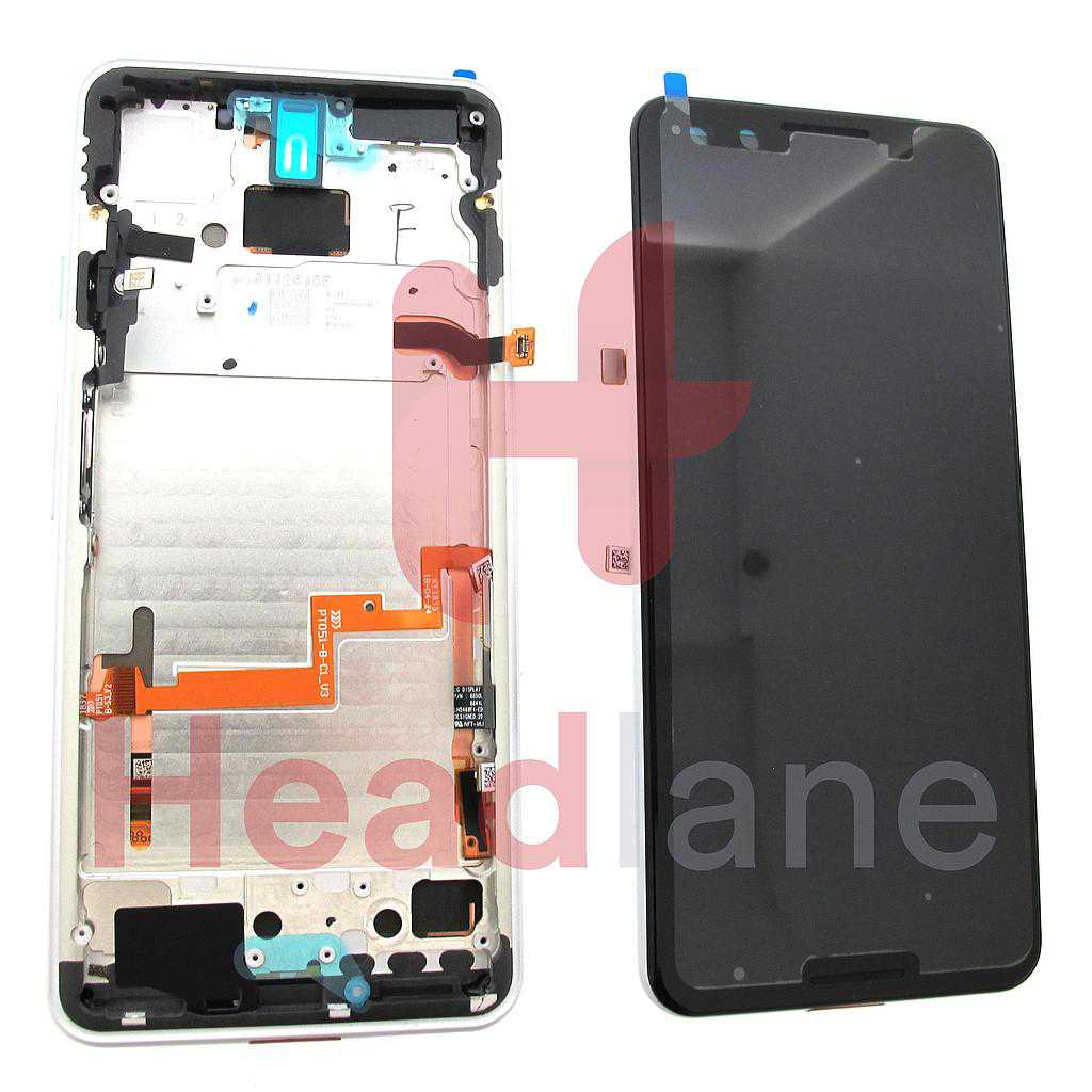Google Pixel 3 LCD Display / Screen + Touch - Clearly White