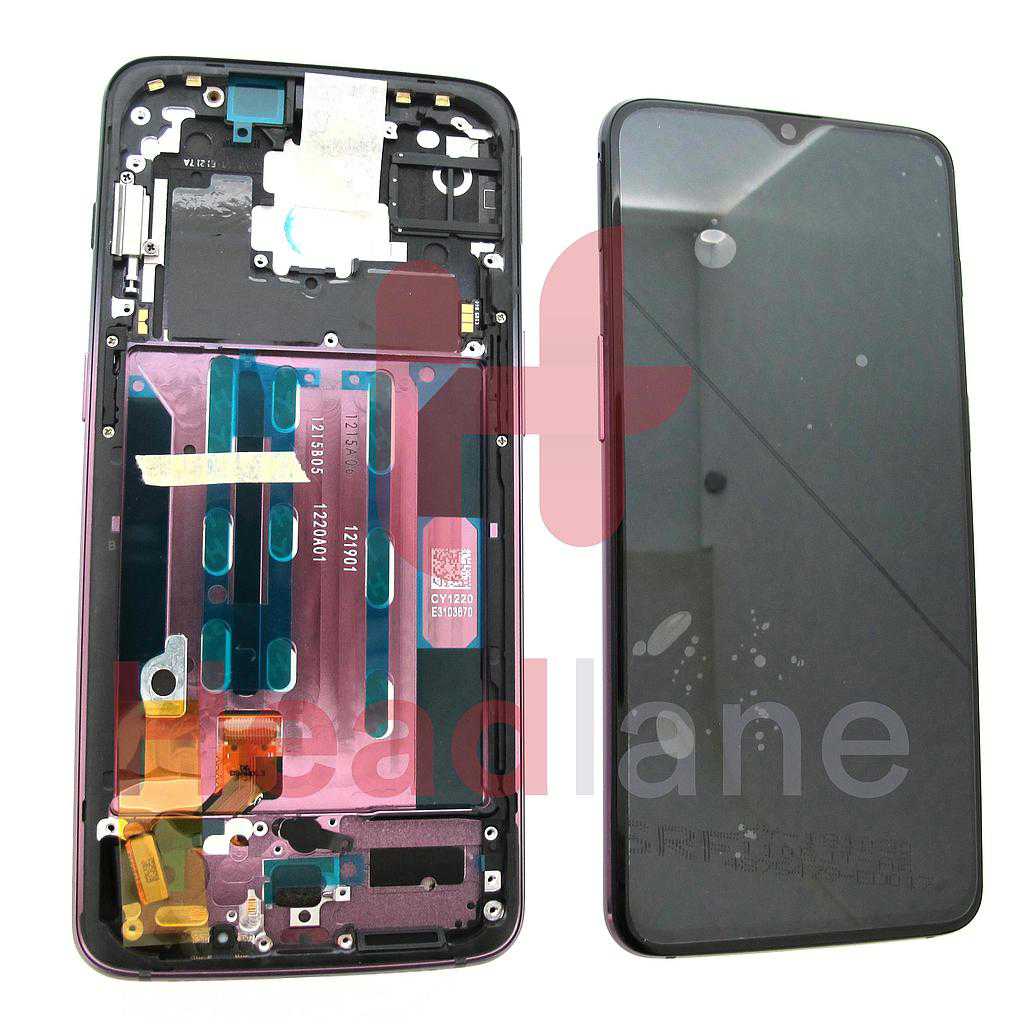 OnePlus 6T LCD Display / Screen + Touch - Thunder Purple