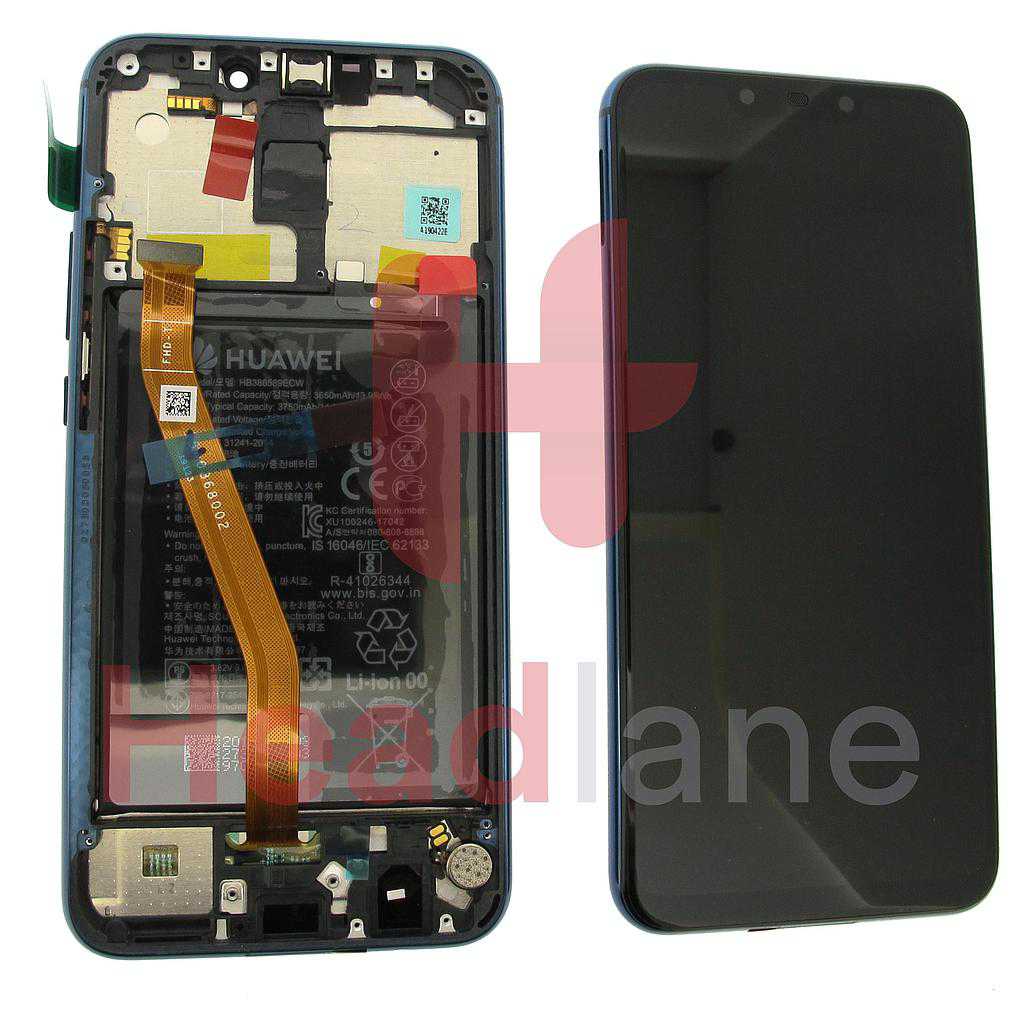 Huawei Mate 20 Lite LCD Display / Screen + Touch + Battery Assembly - Blue