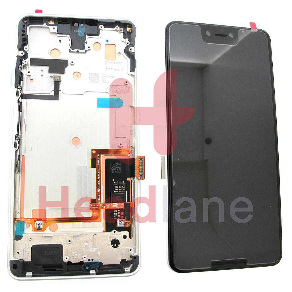 Google Pixel 3 XL LCD Display / Screen + Touch - Clearly White