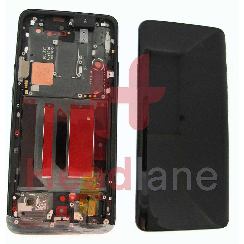 OnePlus 7 Pro LCD Display / Screen + Touch (Dual SIM) - Mirror Grey