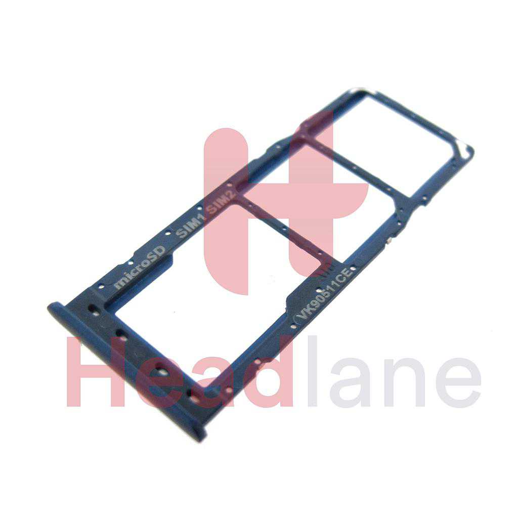 Samsung SM-A105 Galaxy A10 SIM / MicroSD Card Tray (Dual SIM) - Blue