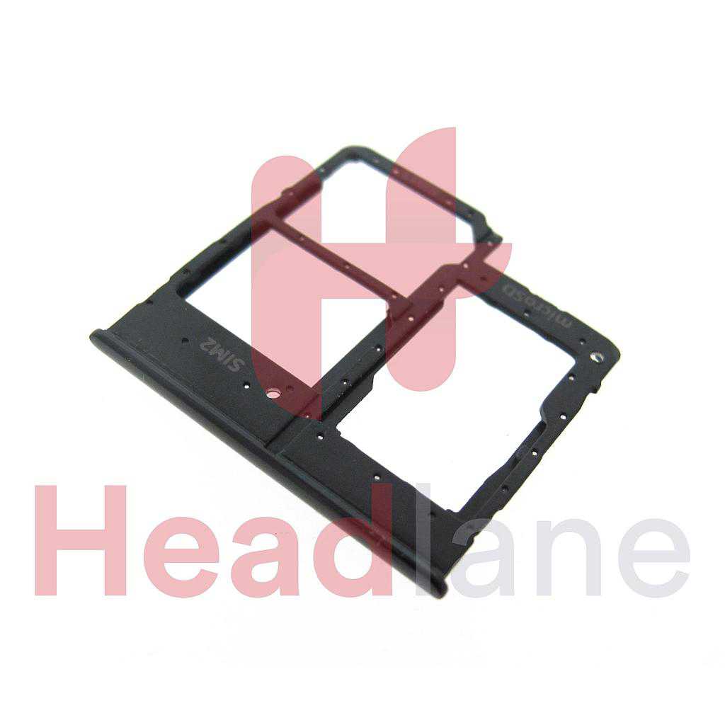 Samsung SM-A202 Galaxy A20E Memory / SIM Card Tray (Dual) - Black