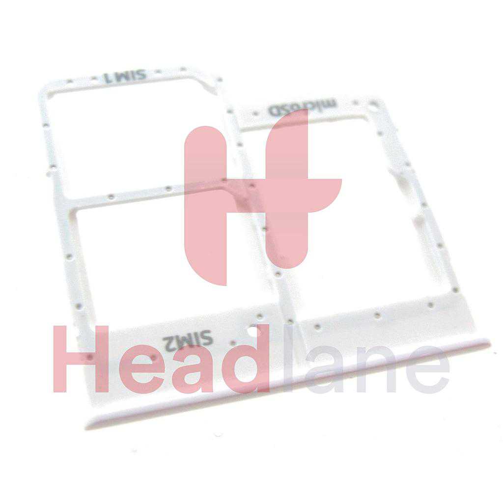 Samsung SM-A202 Galaxy A20E Memory / SIM Card Tray (Dual) - White