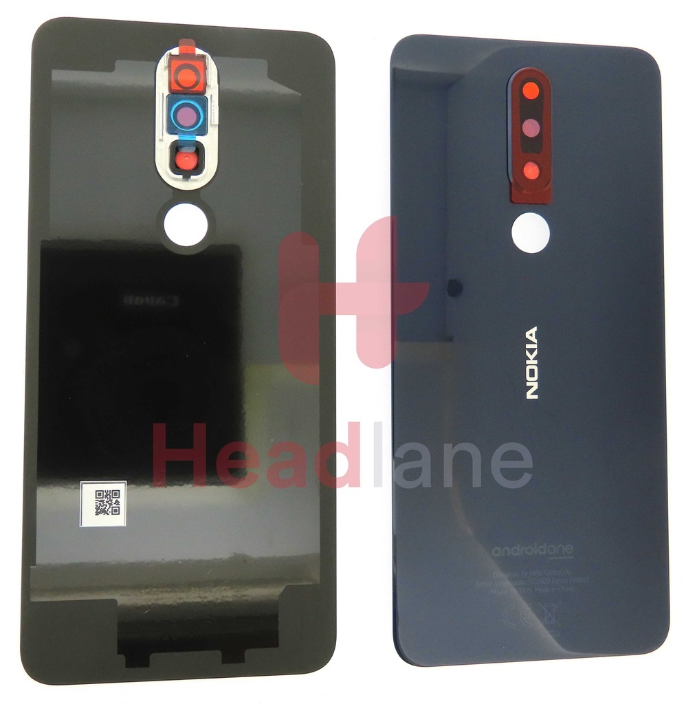 Nokia 5.1+ TA-1105, TA-1108 Back / Battery Cover - Blue