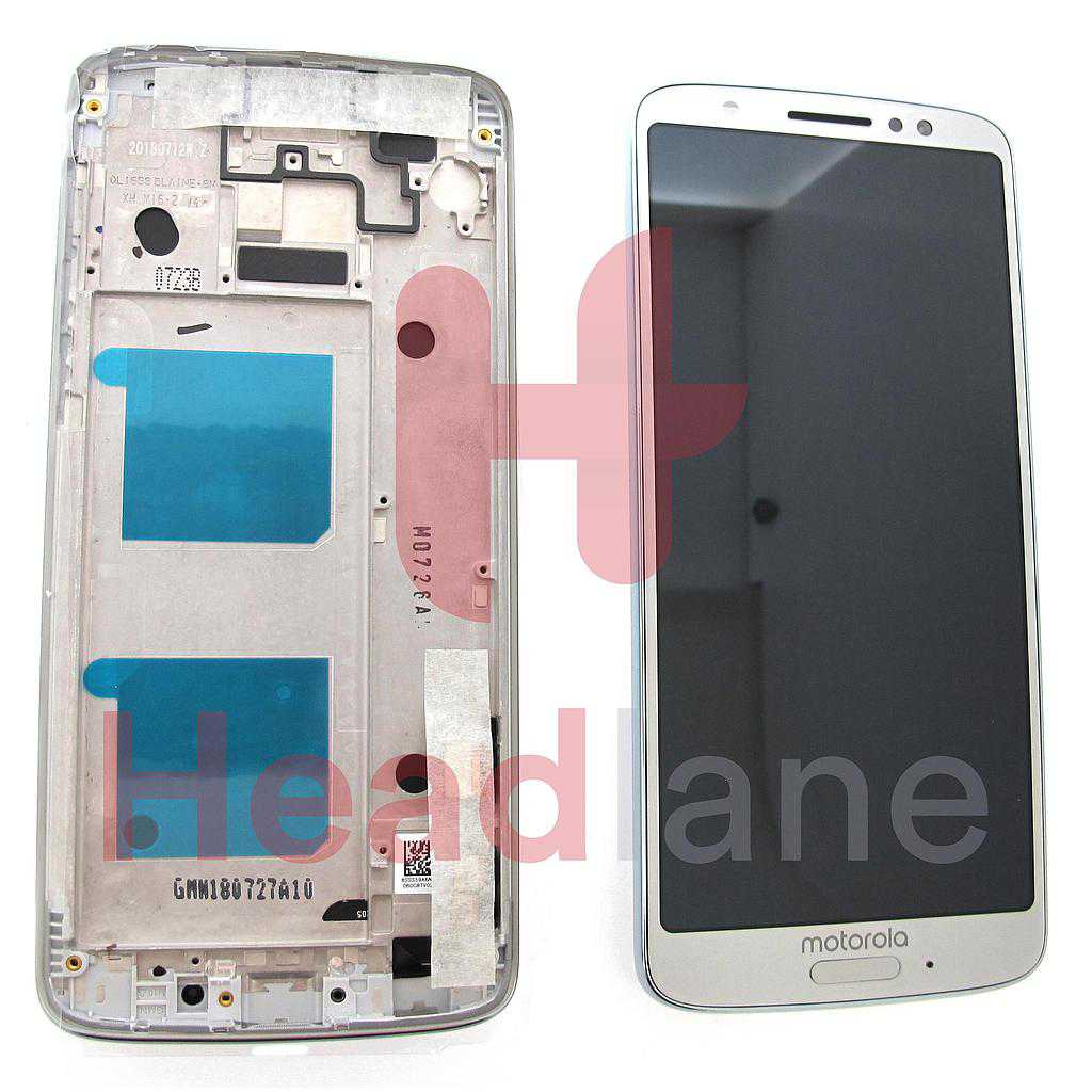 Lenovo / Motorola XT1925 Moto G6 LCD Display / Screen + Touch - Silver