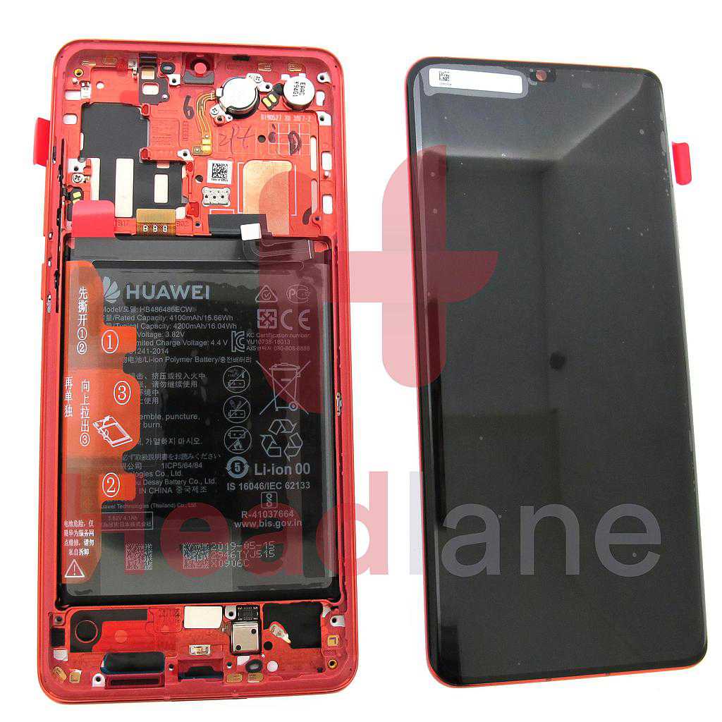 Huawei P30 Pro LCD Display / Screen + Touch + Battery - Amber Sunrise