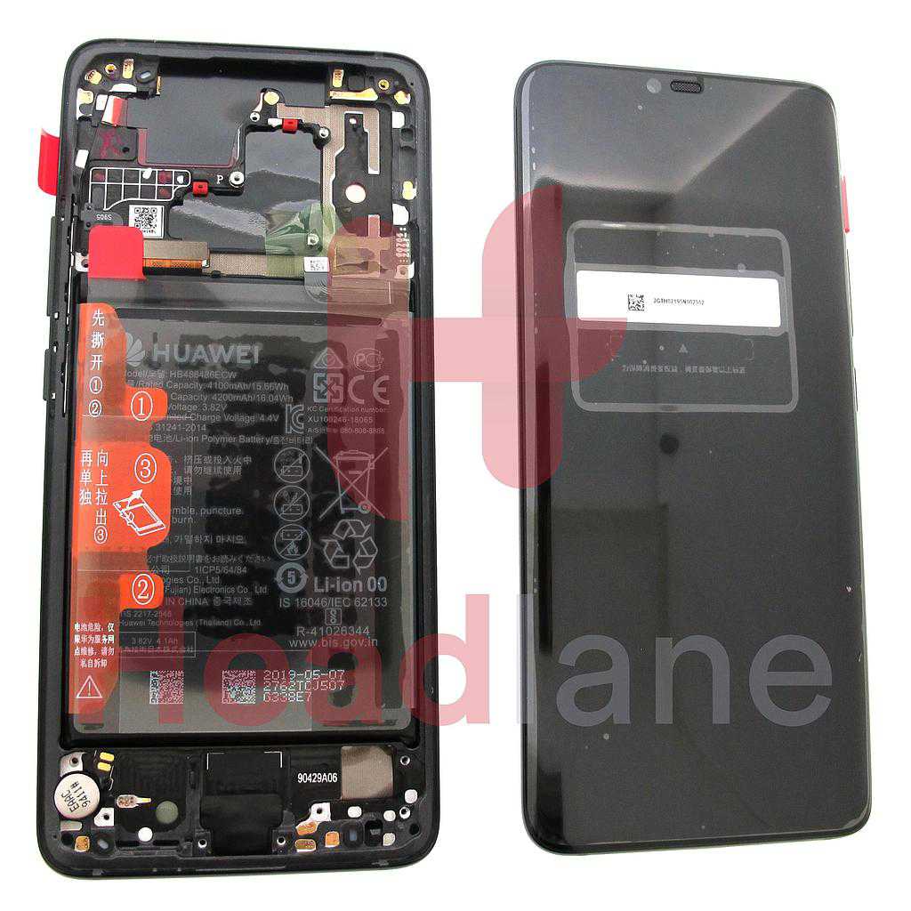Huawei Mate 20 Pro (Porsche Design) LCD Display / Screen + Touch + Battery - Black
