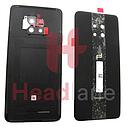 Huawei Mate 20 Pro (Porsche Design) Back / Battery Cover - Black Leather