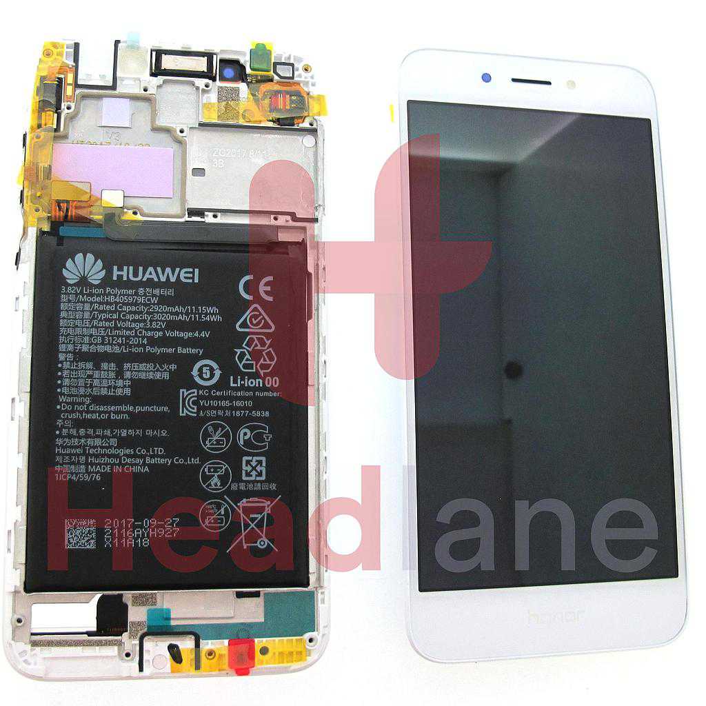 Huawei Honor 6A LCD Display / Screen + Touch - Battery - Gold / Silver