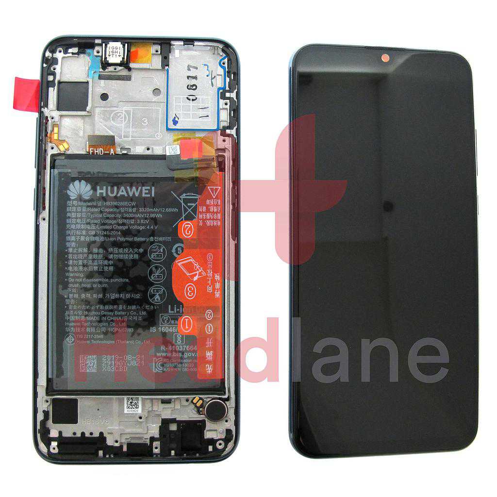 Huawei Honor 10 Lite / Honor 20 Lite LCD Display / Screen + Touch + Battery - Black