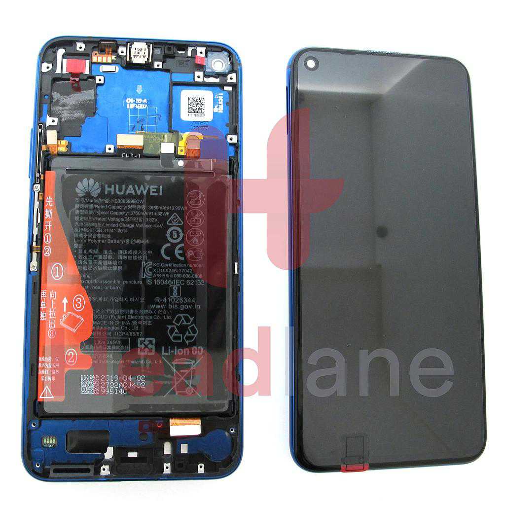 Huawei Honor 20 / Nova 5T LCD Display / Screen + Touch + Battery - Blue
