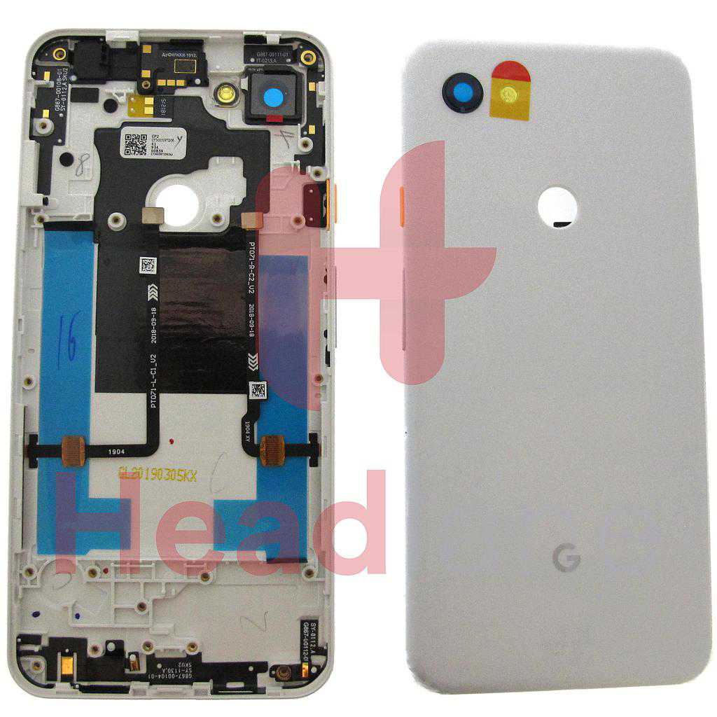 Google Pixel 3a XL Back / Battery Cover - Clearly White