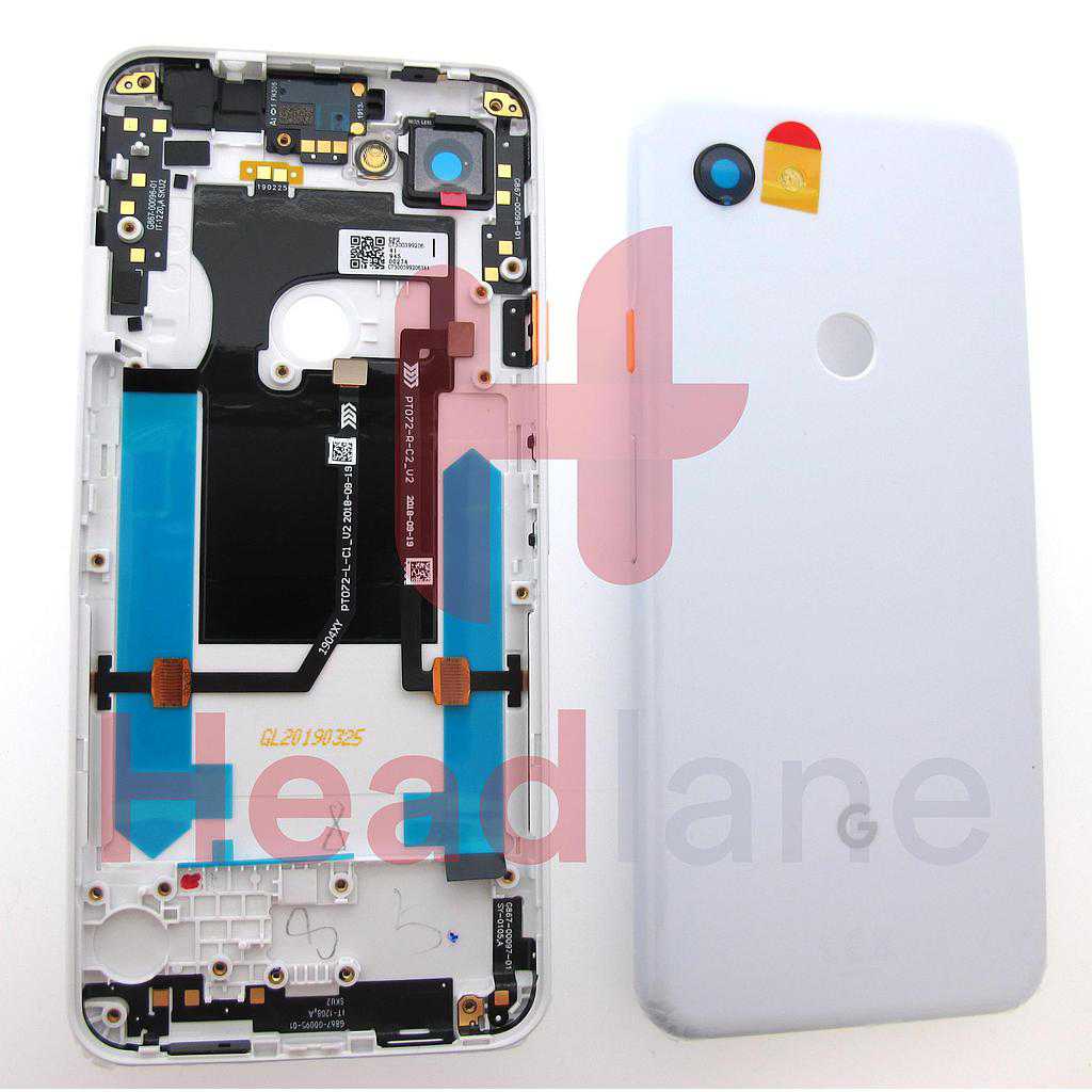 Google Pixel 3a Back / Battery Cover - Clearly White