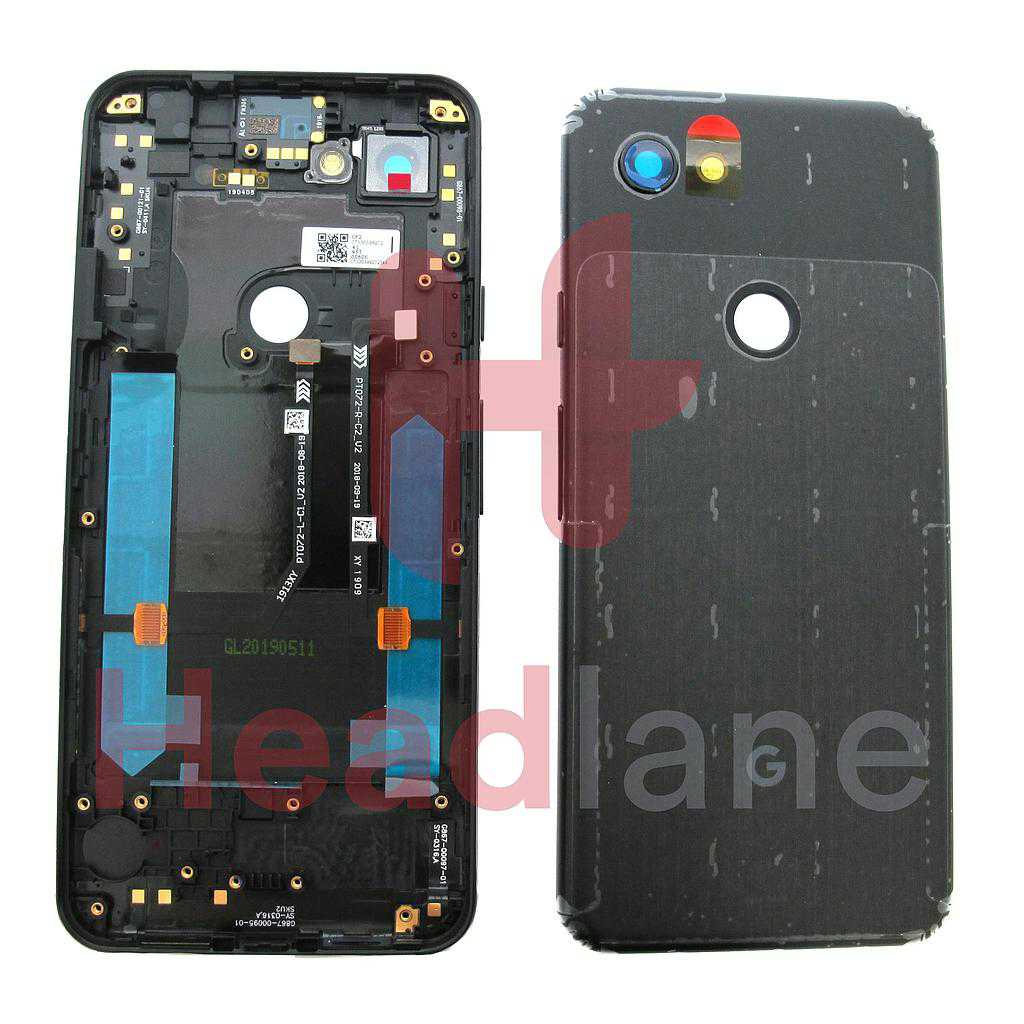 Google Pixel 3a Back / Battery Cover - Jet Black