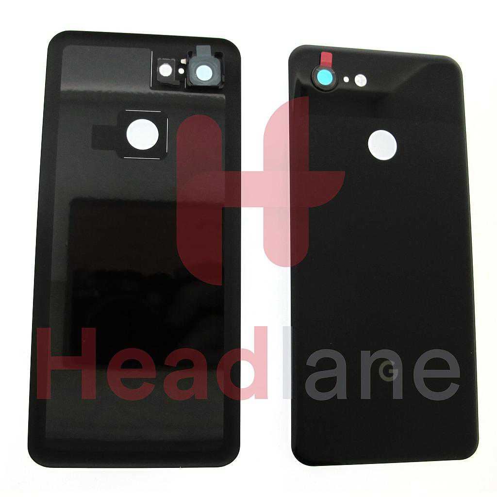 Google Pixel 3 Back / Battery Cover - Just Black