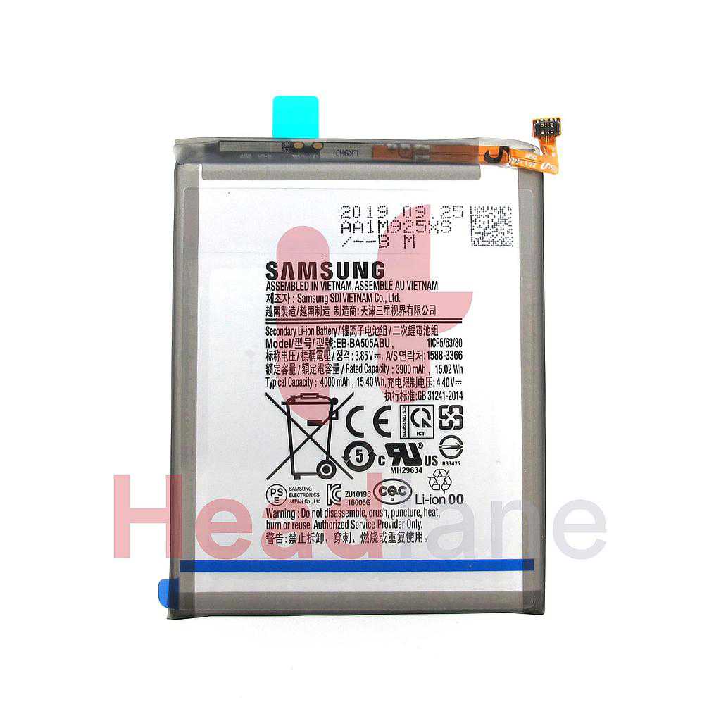 Samsung SM-A505 A205 A305 A307 A507 Galaxy A50 A20 A30 A30s A50s EB-BA505ABU Internal Battery