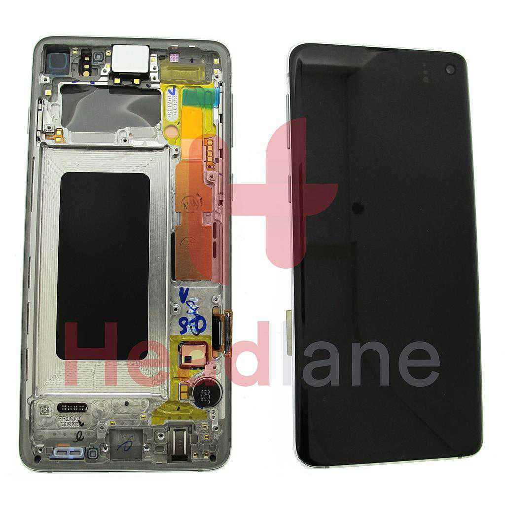 Samsung SM-G973 Galaxy S10 LCD Display / Screen + Touch - Silver