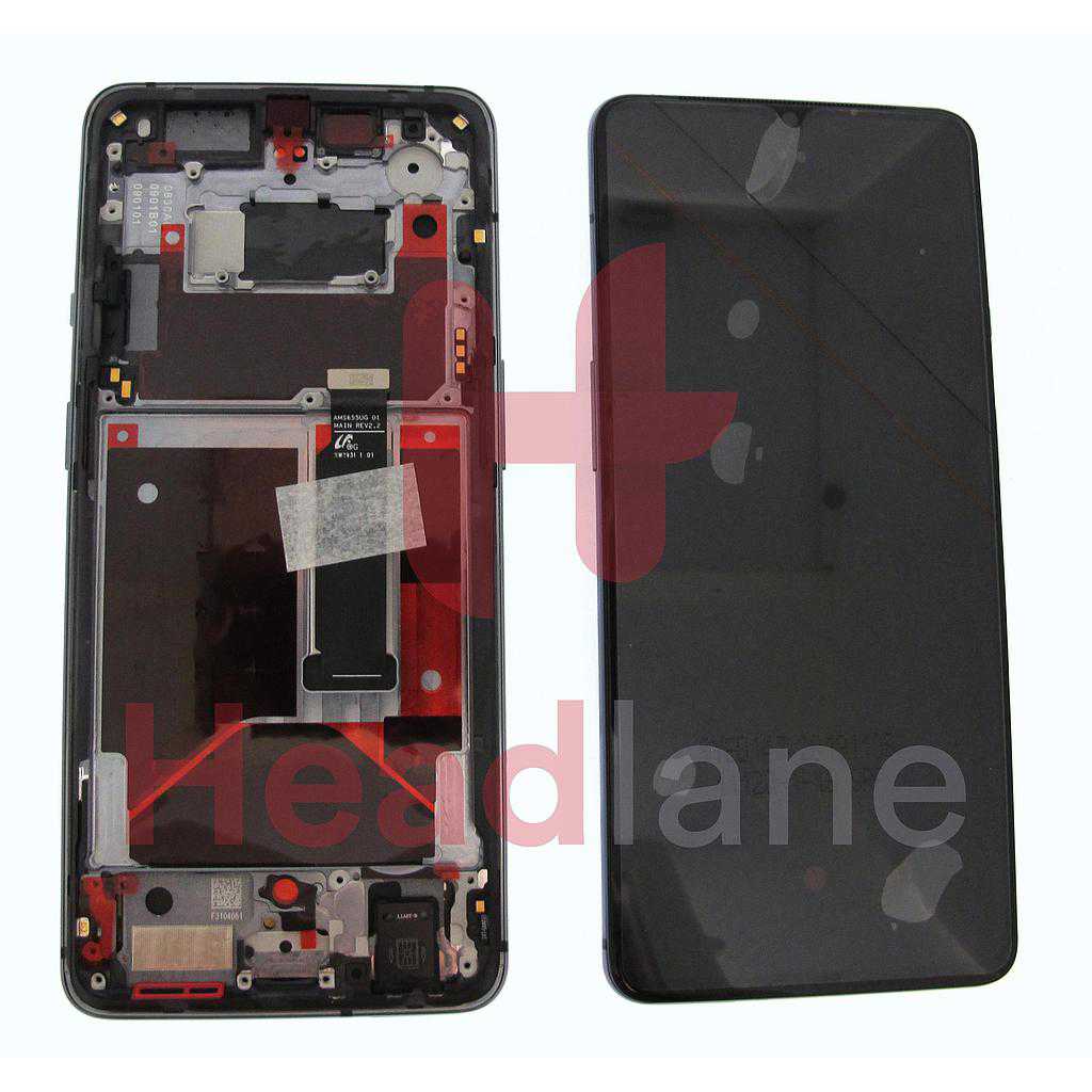 OnePlus 7T LCD Display / Screen + Touch - Frosted Silver