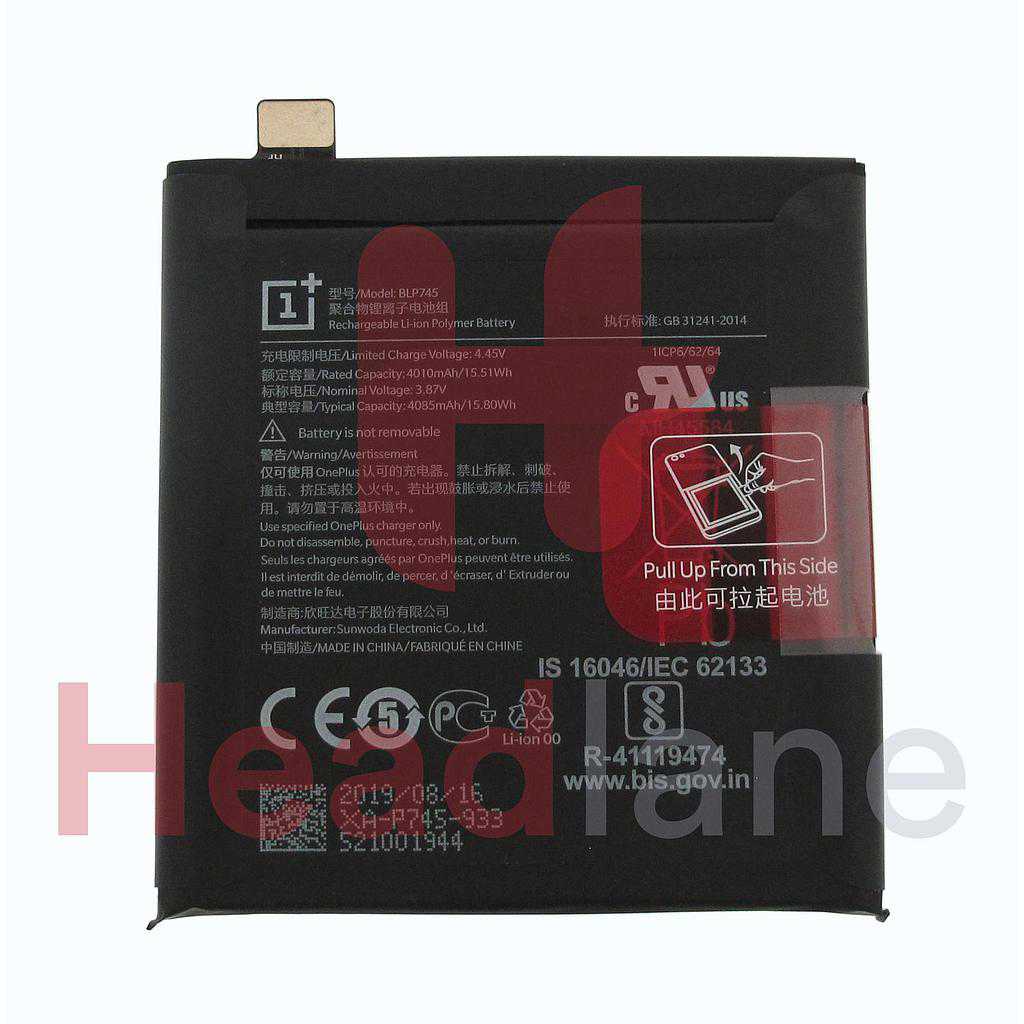 OnePlus 7T Pro BLP745 4085mAh Internal Battery