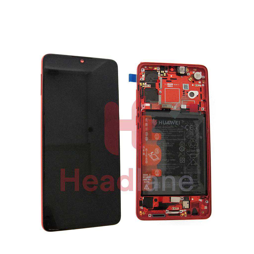 Huawei P30 LCD Display / Screen + Touch + Battery Assembly - Amber Sunrise