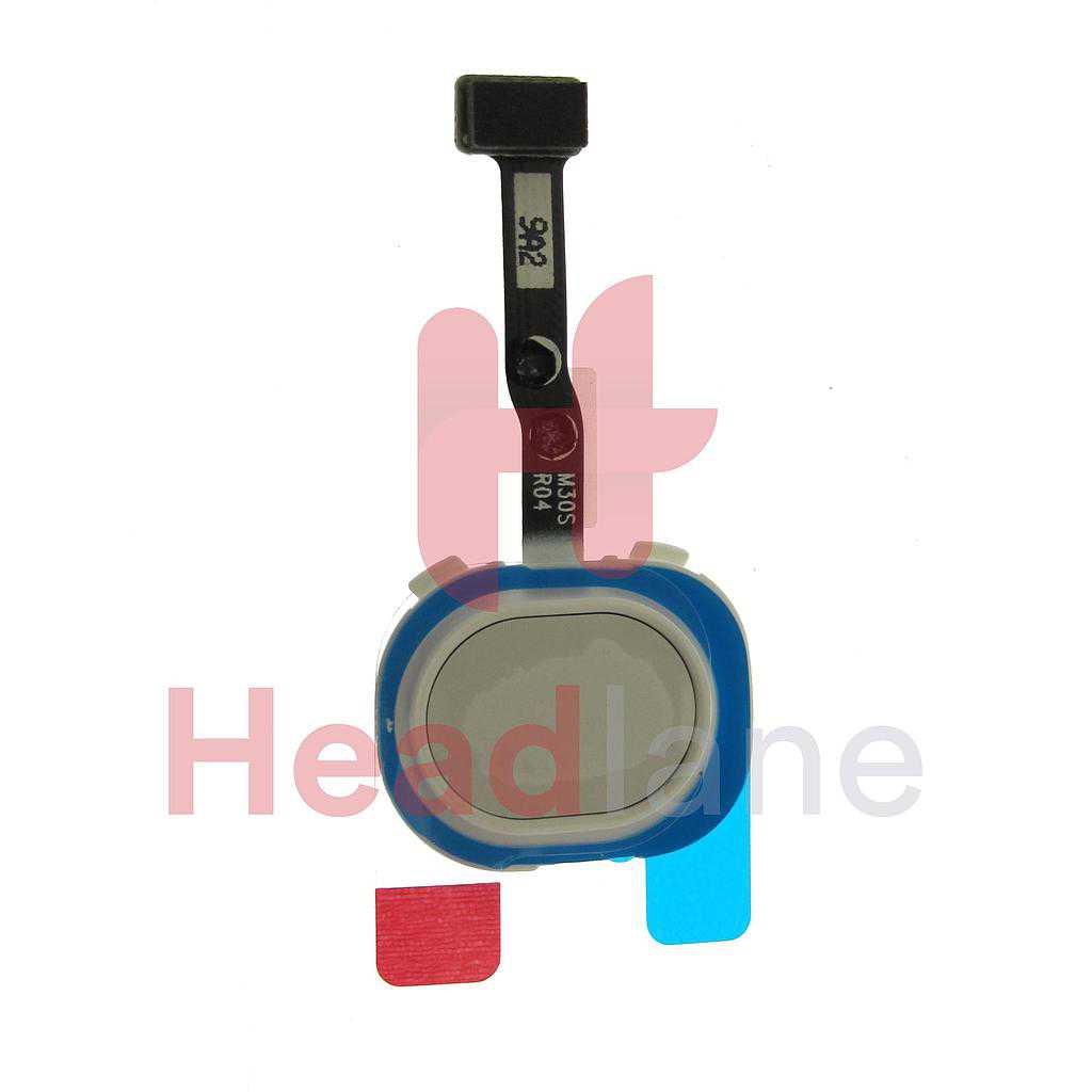 Samsung SM-M307 Galaxy M30s FIngerprint Sensor Flex / Home Key - Blue