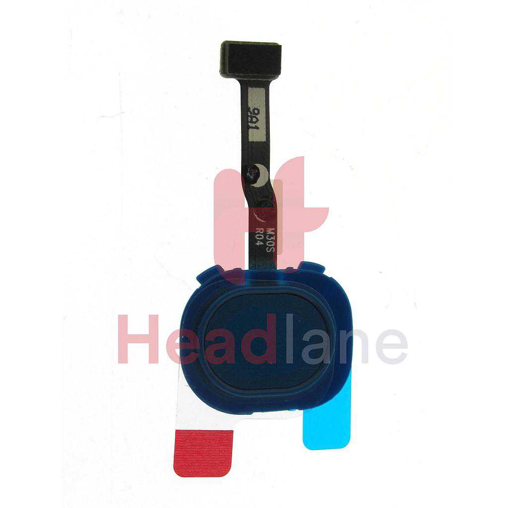 Samsung SM-M307 Galaxy M30s FIngerprint Sensor Flex / Home Key - White