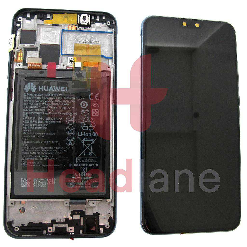 Huawei Y9 (2019) LCD Display / Screen + Touch + Battery - Black