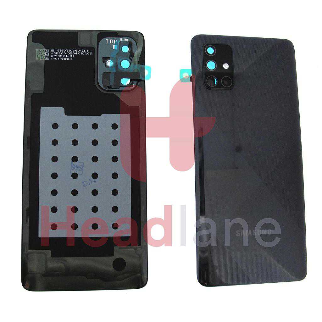 Samsung SM-A715 Galaxy A71 Back / Battery Cover - Black