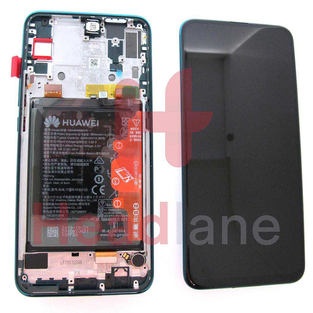 Huawei P Smart Z LCD Display / Screen + Touch + Battery - Green