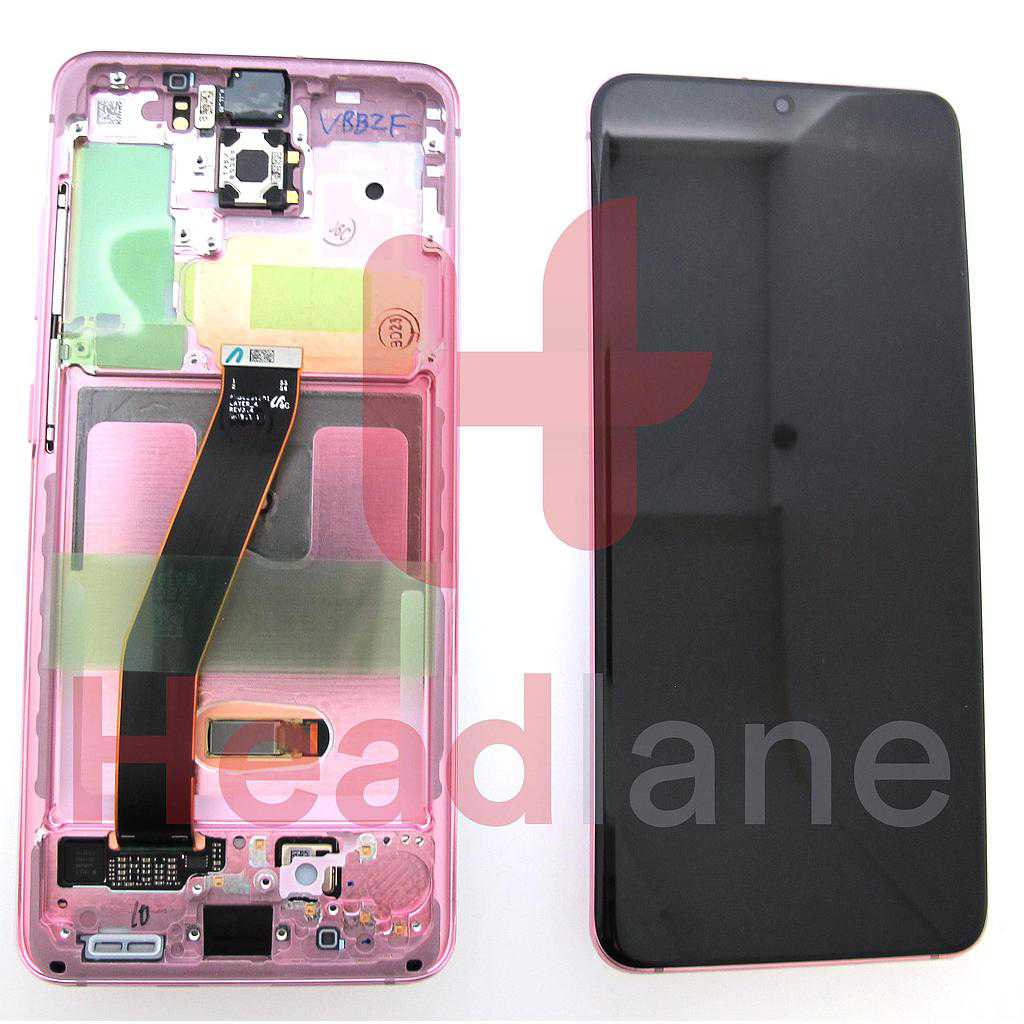 Samsung SM-G980 Galaxy S20 LCD Display / Screen + Touch - Pink