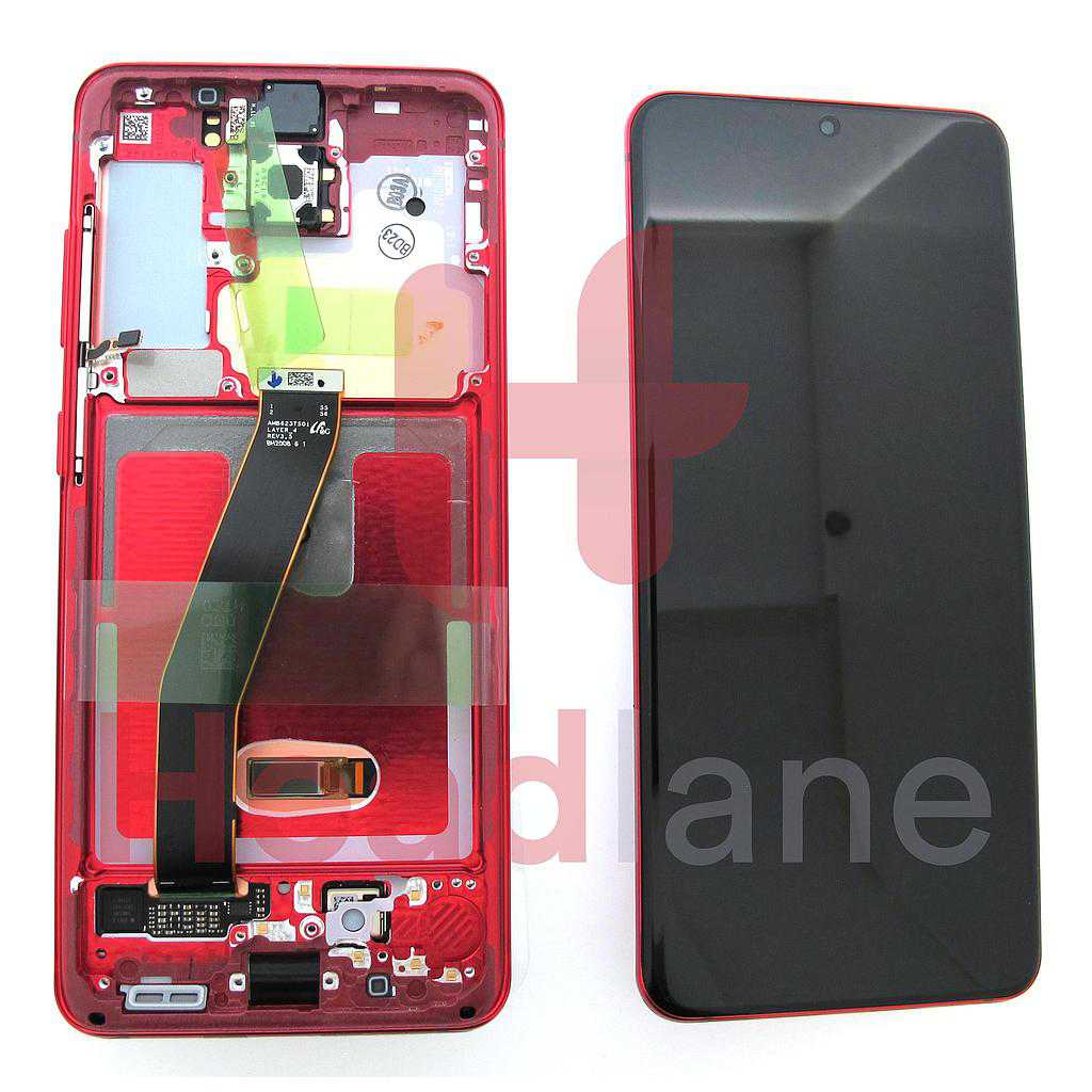 Samsung SM-G980 Galaxy S20 LCD Display / Screen + Touch - Red