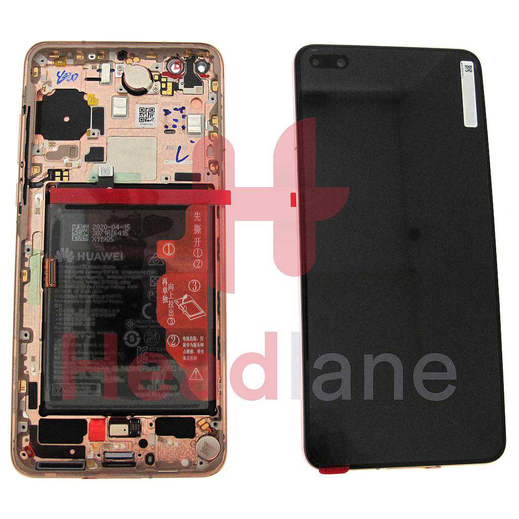 Huawei P40 LCD Display / Screen + Touch + Battery Assembly - Blush Gold