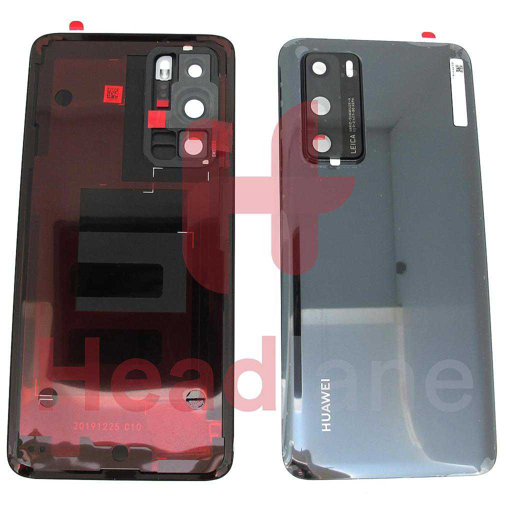 Huawei P40 Back / Battery Cover - Black