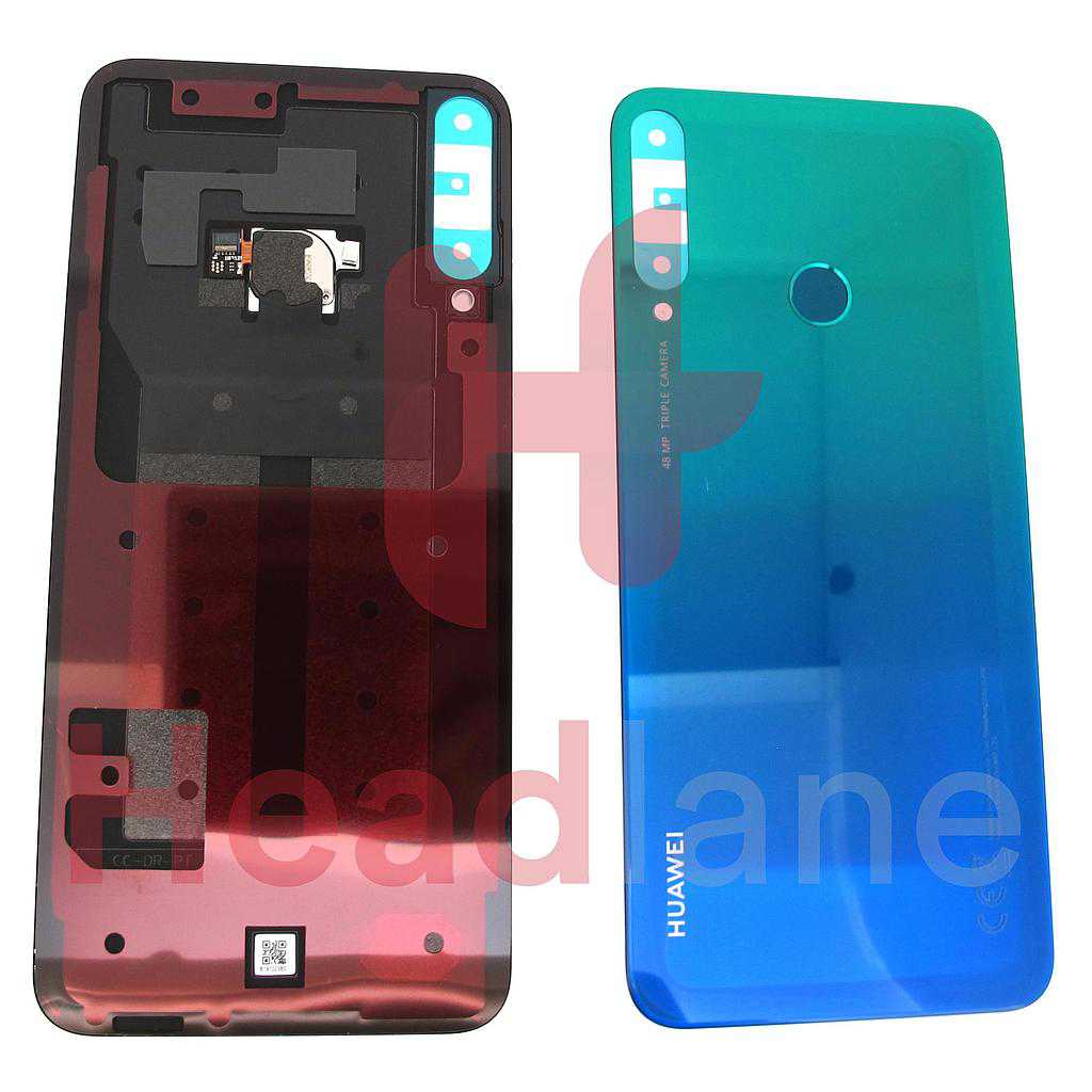 Huawei P40 Lite E Back / Battery Cover - Aurora Blue
