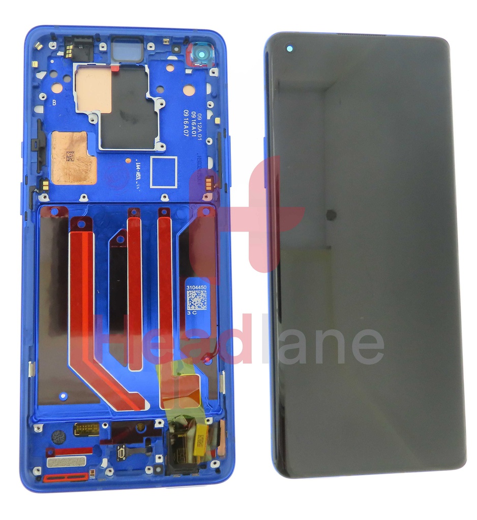 OnePlus 8 Pro LCD Display / Screen + Touch - Ultramarine Blue