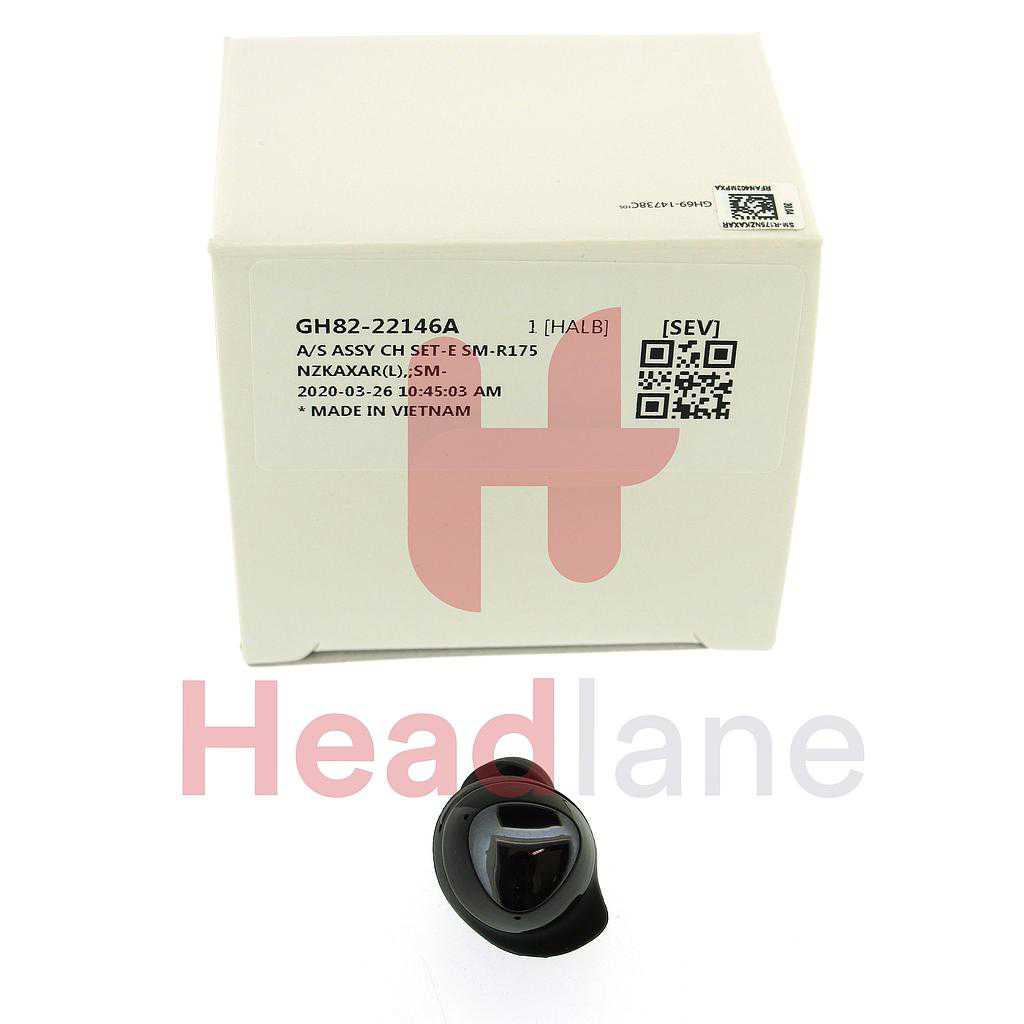 Samsung SM-R175 Galaxy Buds+ / Galaxy Buds Plus Left Earbud - Black