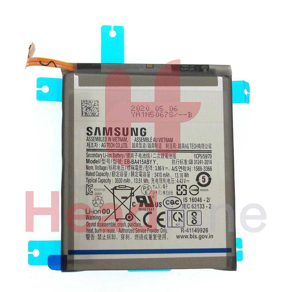 Samsung SM-A415 Galaxy A41 EB-BA415ABY Internal Battery