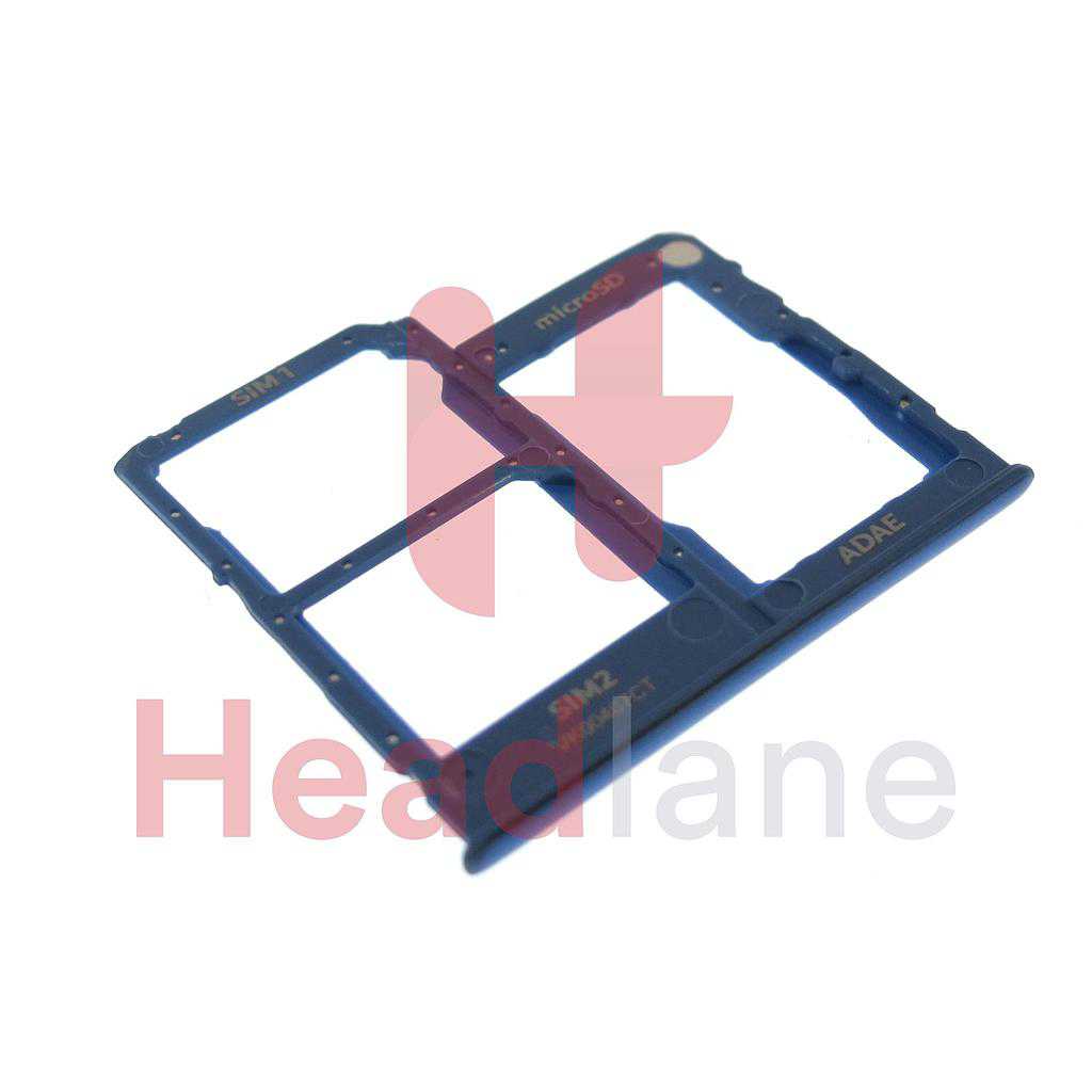 Samsung SM-A415 Galaxy A41 SIM Card Tray (Dual SIM) - Blue