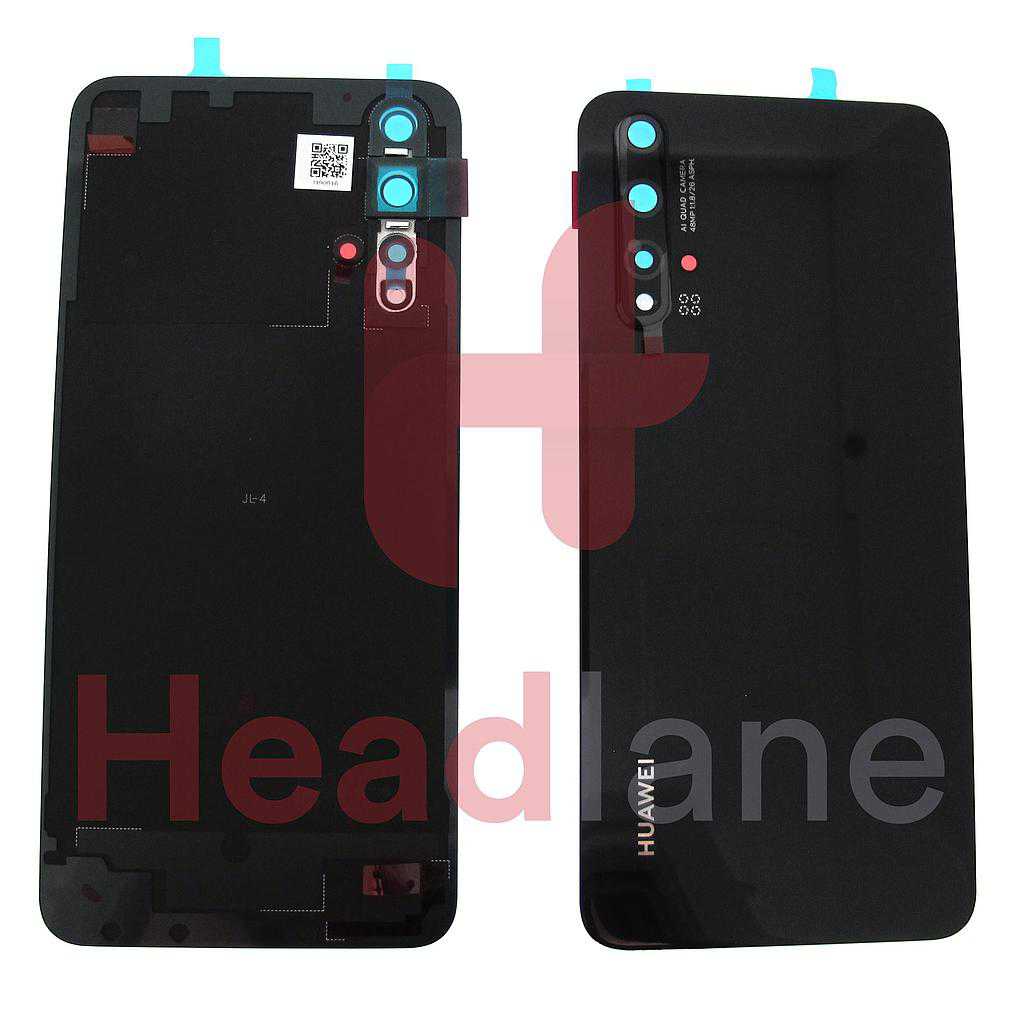Huawei Nova 5T Back / Battery Cover - Black
