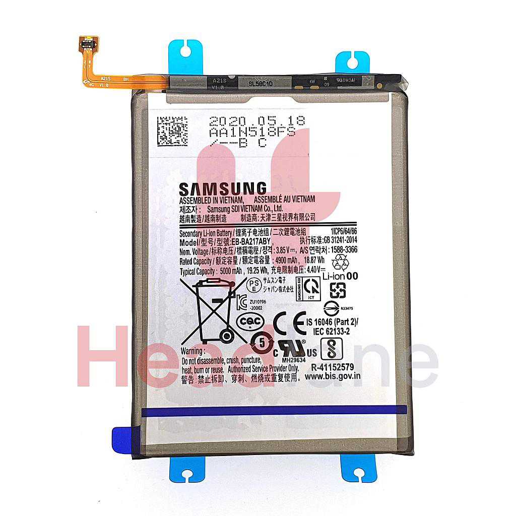 Samsung SM-A217 A125 A127 A135 A137 M127 A047 Galaxy A21s A12 / Nacho A13 M12 A04s Internal Battery EB-BA217ABY