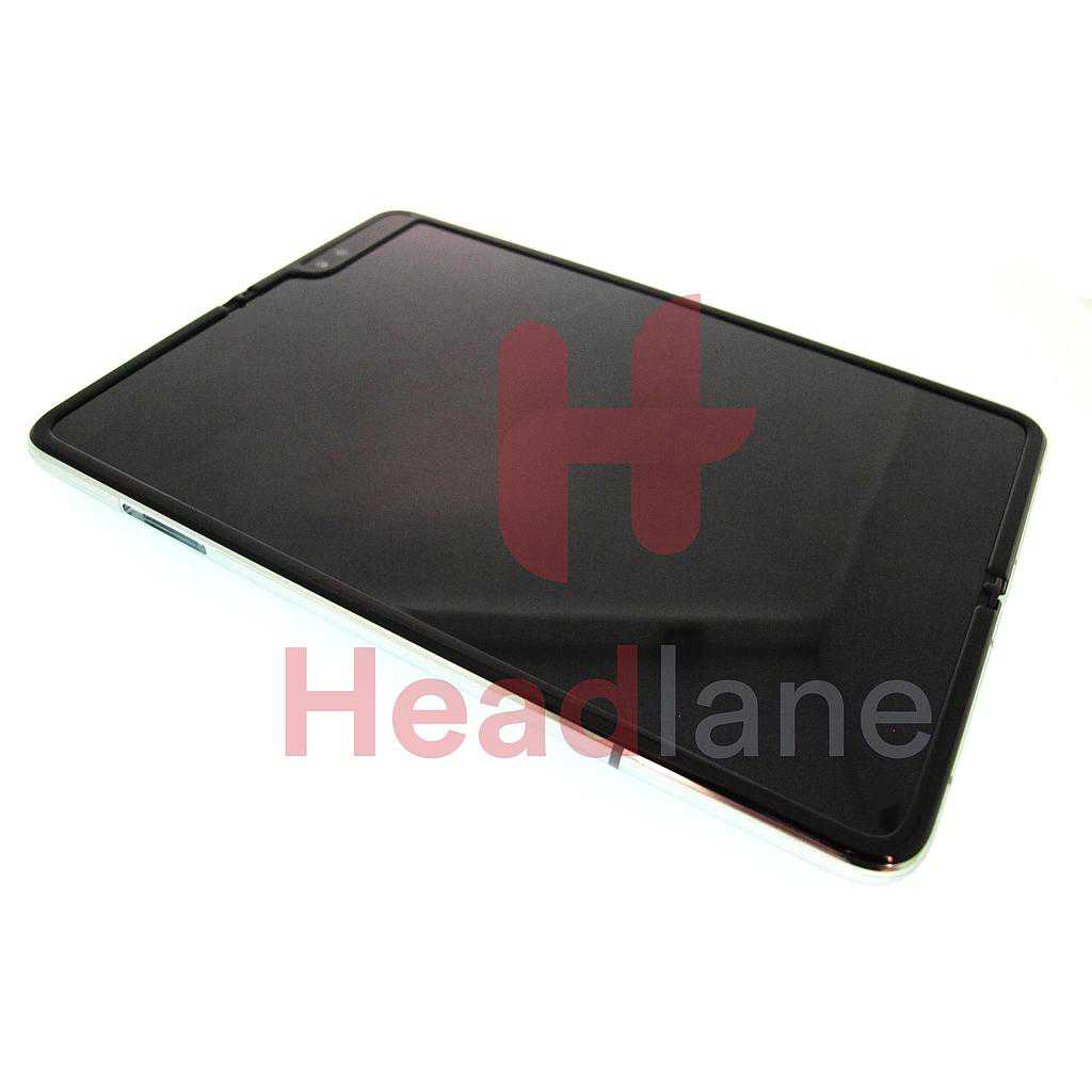 Samsung SM-F907 Galaxy Fold 5G LCD Display / Screen + Touch - Silver