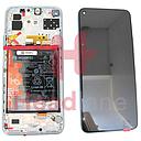 Huawei P40 Lite 5G LCD Display / Screen + Touch + Battery Assembly - Space Silver