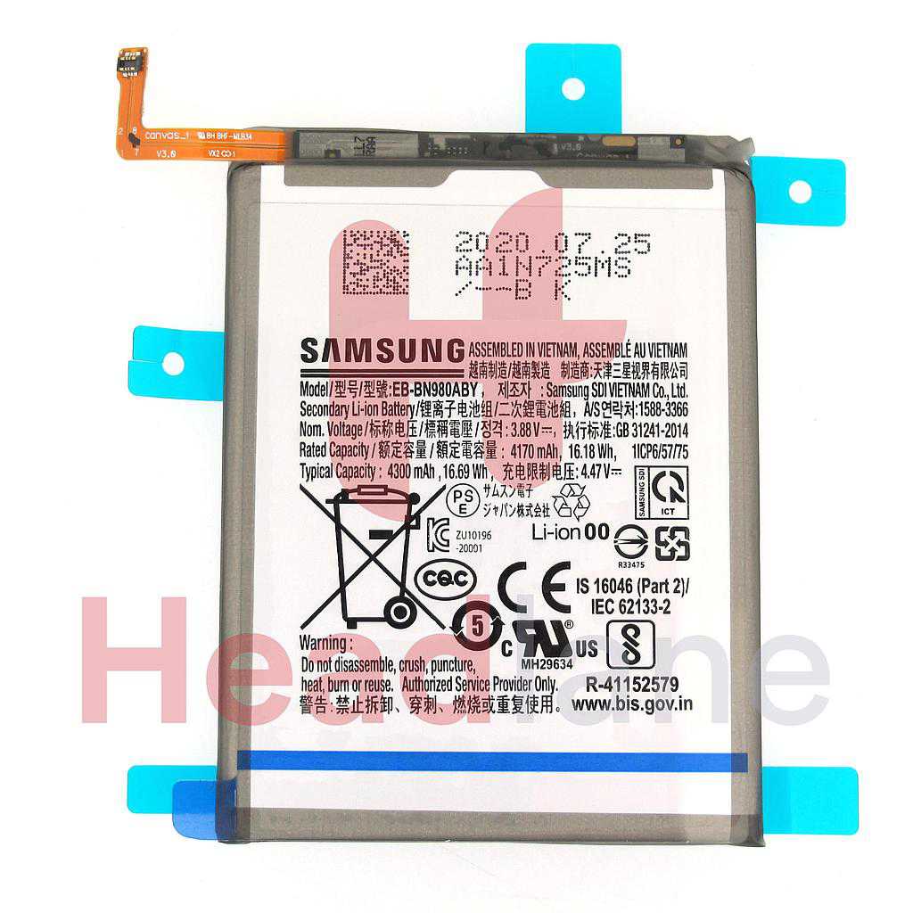 Samsung SM-N980 SM-N981 Galaxy Note 20 EB-BN980ABY Internal Battery